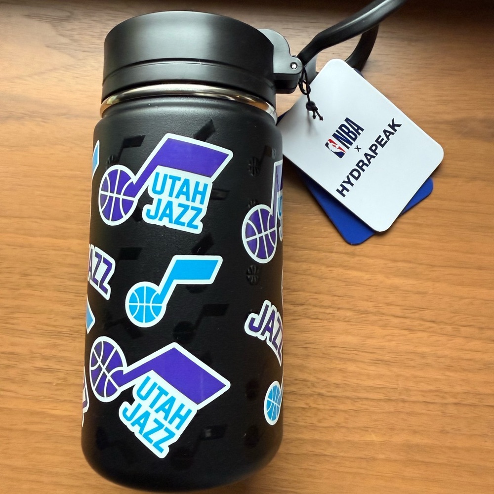 New Hydrapeak 14oz Water Bottle Utah Jazz NBA Basketball